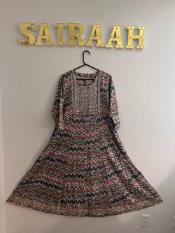 Ethnic style flared kurthi