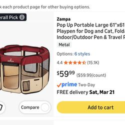 Zampa New doggie play pens 