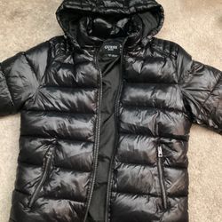 Black GUESS Puffer