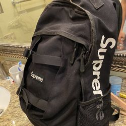Supreme SS14 Black Backpack