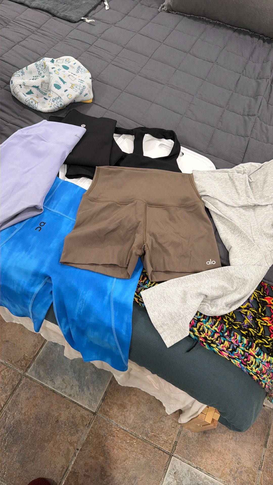 Alo, lululemon, nike, skims, on cloud