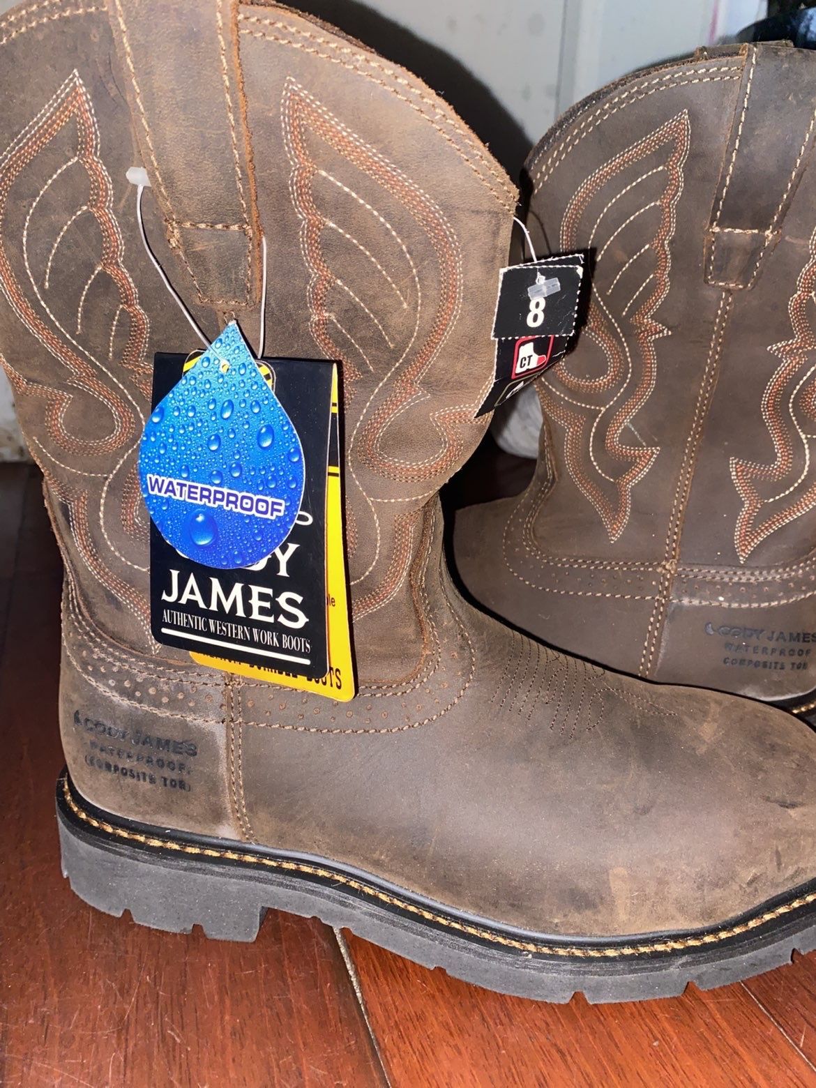 Cody James Authentic Western Work boots 