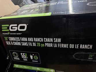 EGO POWER+ CS2005 20 in. 56 V Battery Chainsaw Kit (Battery & Charger) 3/8 in. W/ 6.0AH BATTERY