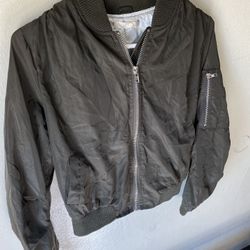 Green bomber jacket
