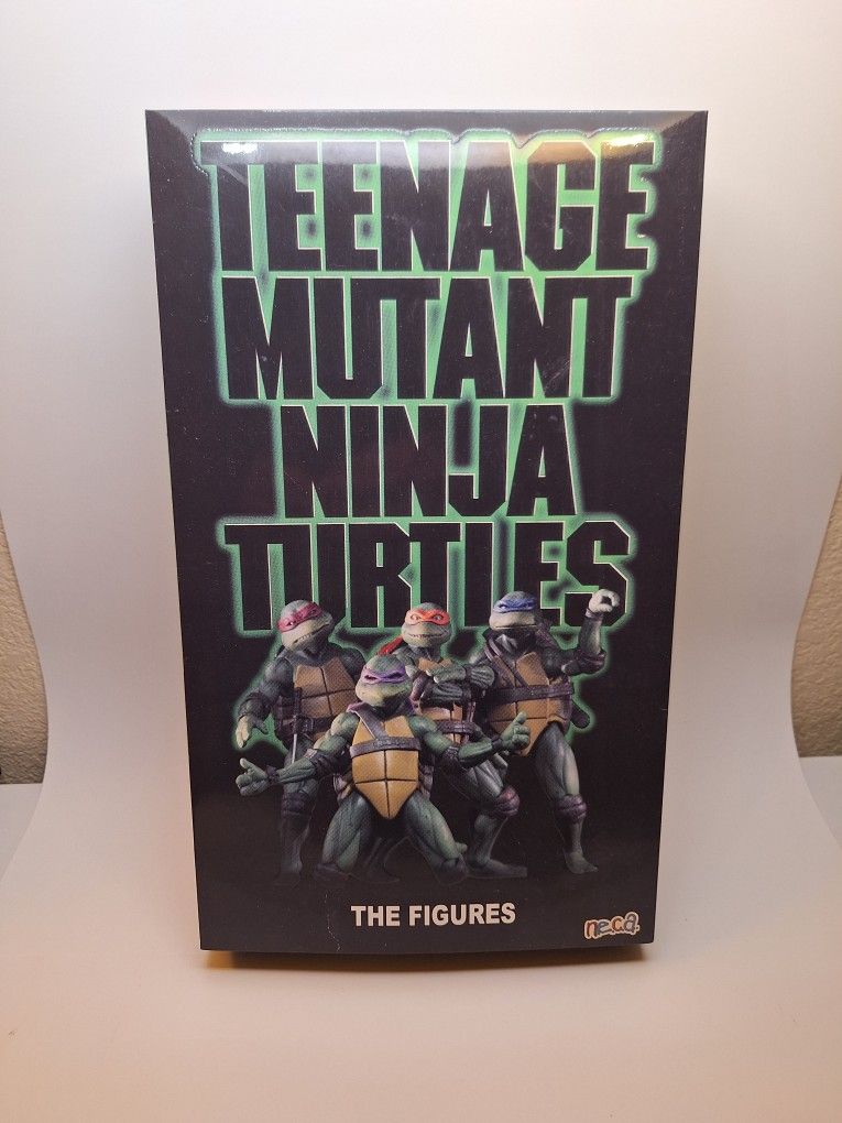 Authentic Sealed NECA Teenage Mutant Ninja Turtles Movie 4 Pack - SDCC 2018