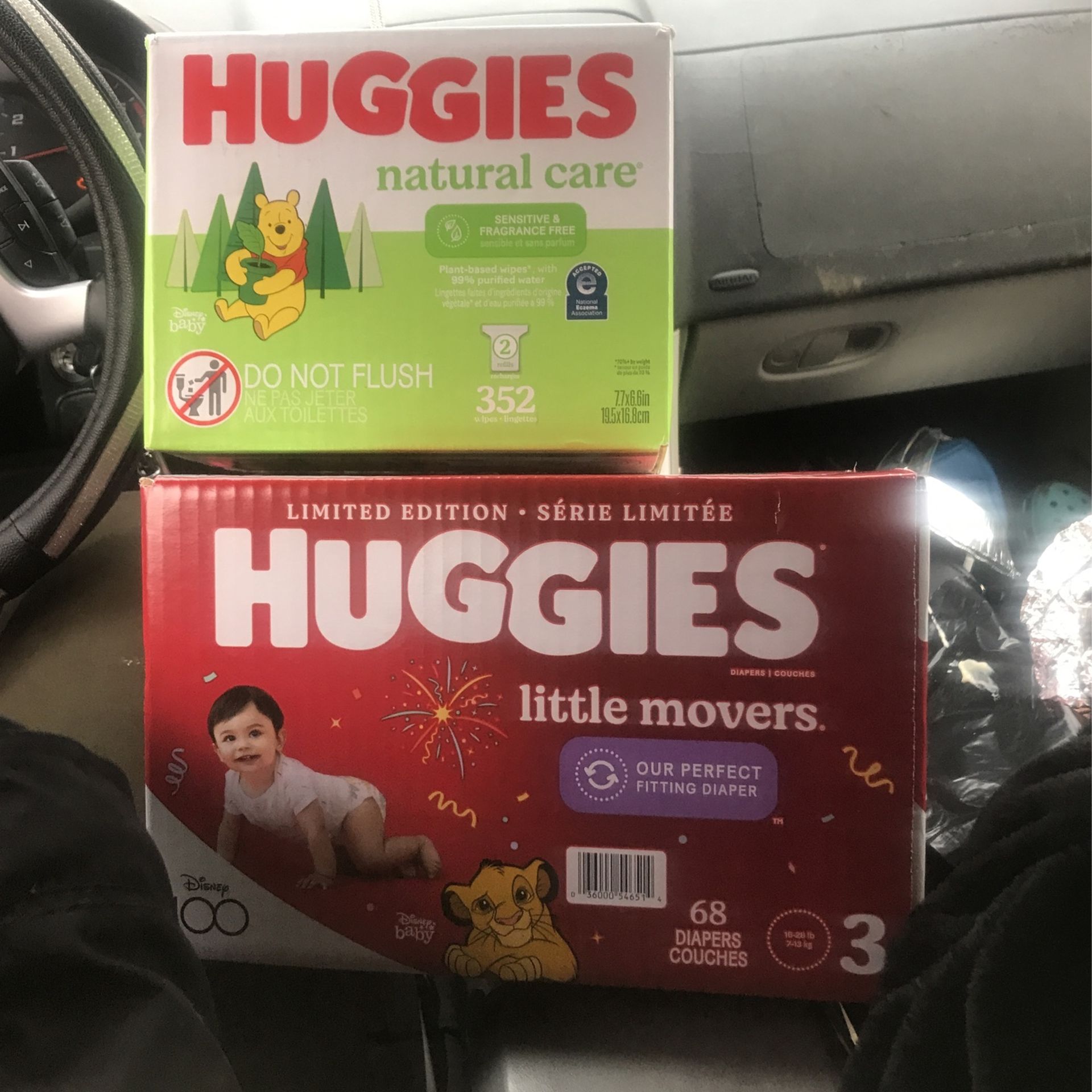 Size 3 Diapers And Wipes 