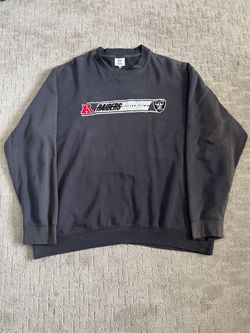 NFL Raiders Football Crewneck Sweatshirt
