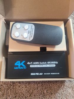 HDMI Switch 4k Ultrahd 60hz 18 gpbs HD60 Pro 3D