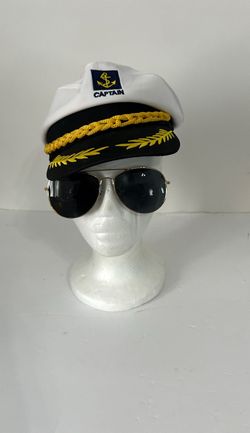 New Adults  Captain Sailor  Accessories: Hat and Glasses