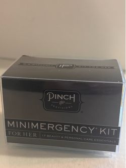Pinch. Minimergency kit for her