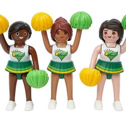 SET OF 3 FOOTBALL CHEERLEADERS (1013) Playmobil New