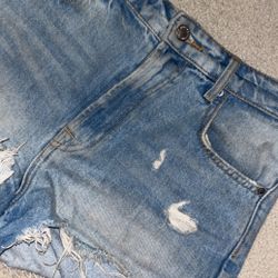 zara high waisted shorts size 6