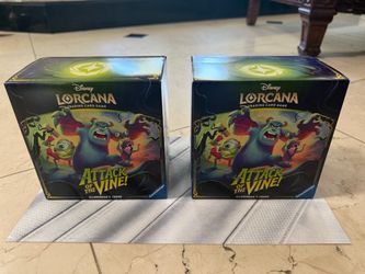 Disney Lorcana Attack of the Vine Illumineer’s Trove – Sealed – 2 Available