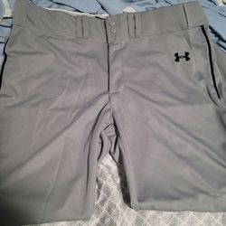 Underarmor Grey Baseball Pants New