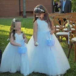 Ball Gown Flower Girl Dress with Heart Cutout