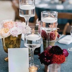 Floating Candles And Candle Stand