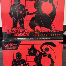 Destined Rivals ETB Pokemon Center Exclusive SEALED