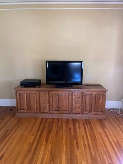 Oak Credenza