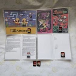 Nintendo Switch Video Games Super Mario Maker 2 $30,Legend Of Zelda Breath Of The Wild $35,Other Games $15 Each Cartridges In Great Condition 