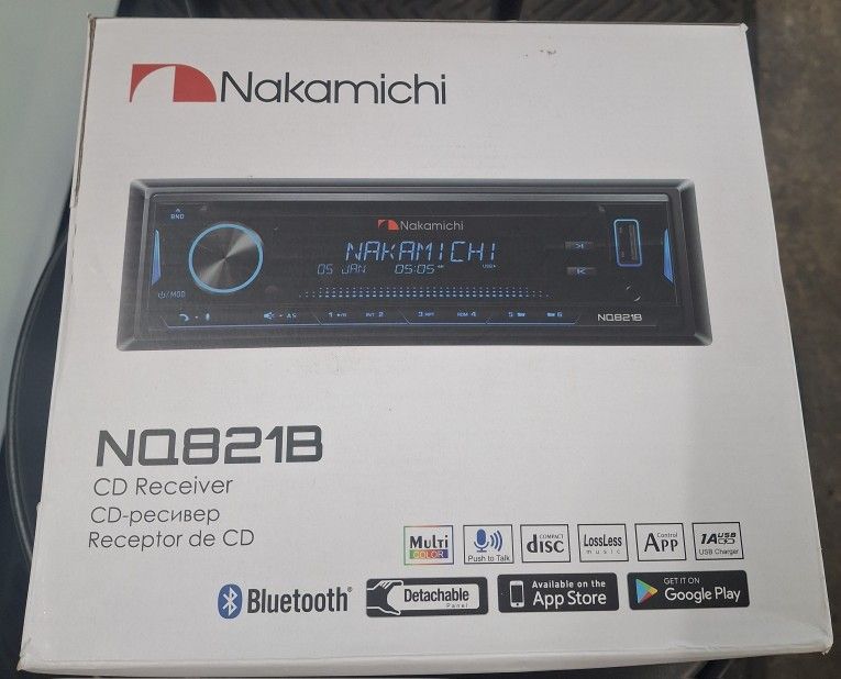 Nakamichi  Single-DIN DVD Receiver with Bluetooth