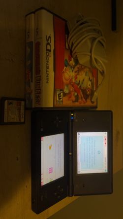 Nintendo ds I with 4 games