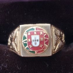 19k Portuguese Gold Ring Size 11