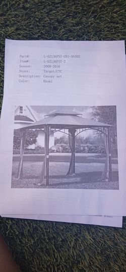 10x10 replacement canopy $40