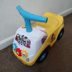 Toy story ride store on car asda