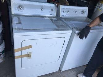 Washer and dryer