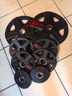 Weight Rubber plates