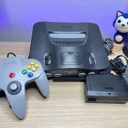 Nintendo 64 Console – Original Controller w/ Upgraded Tight Joystick