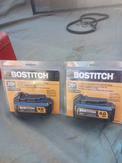 2 Baterias Nuebas Nuebas Marca Bostitch 4.0