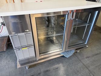 Glass tender  fridge