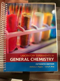 Laboratory Experiments in General Chemistry Book