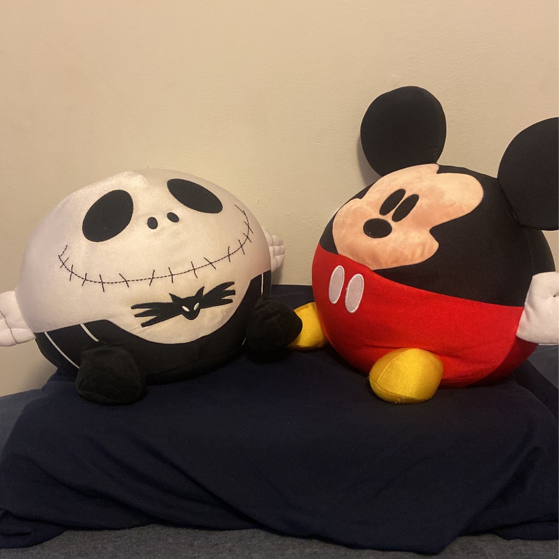 Mickey Mouse And Jack Stuffed Animals 