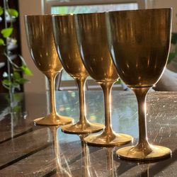 Heavy Bronze Goblets