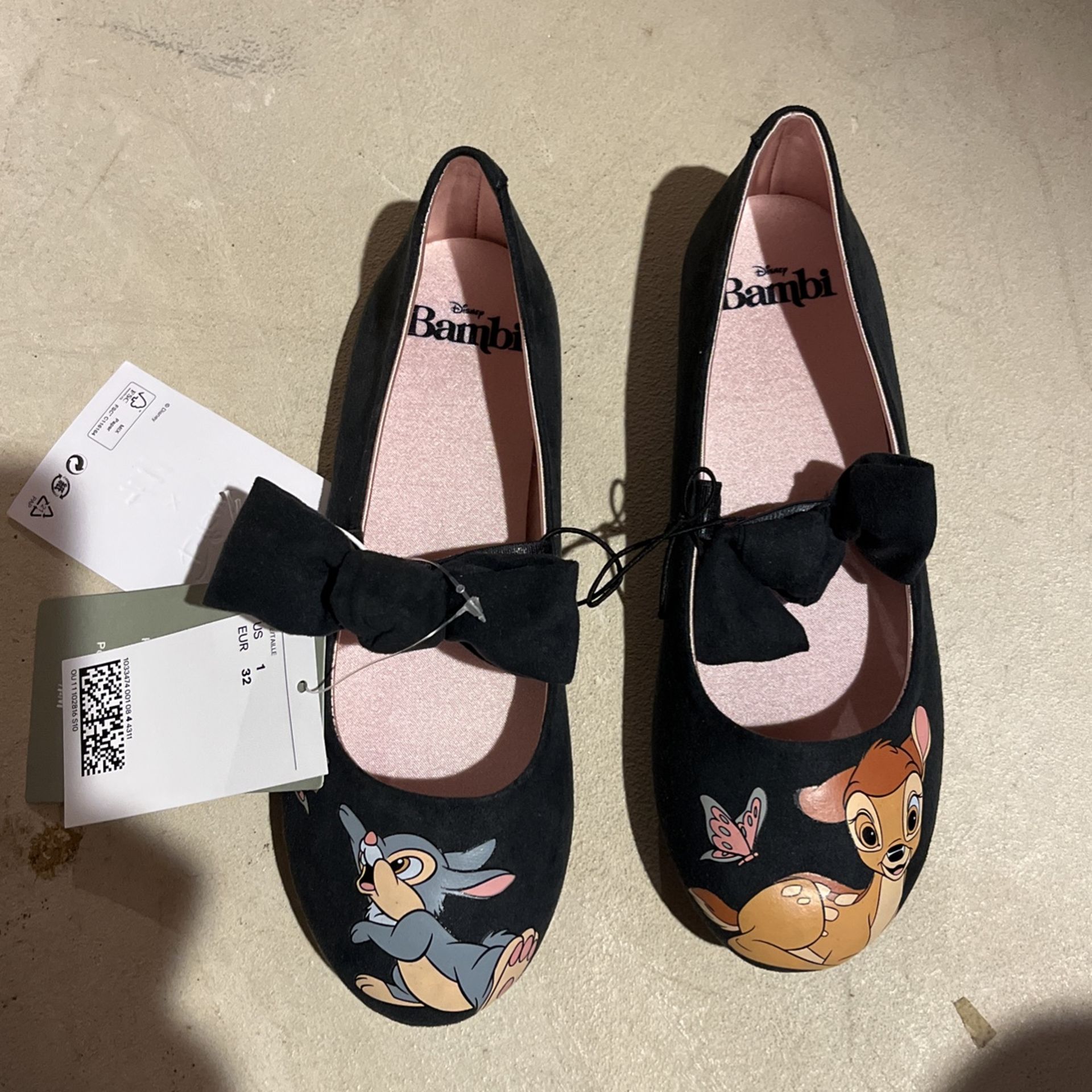 Disney Bambi Shoes With Tags - Girls Size 1