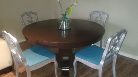 90 years old oak table