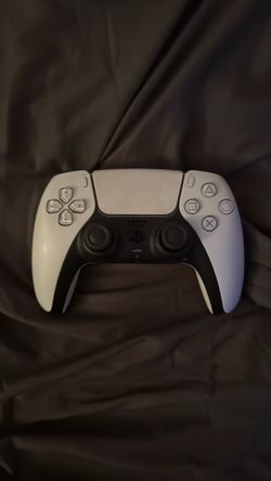 White Robot PS5 controller