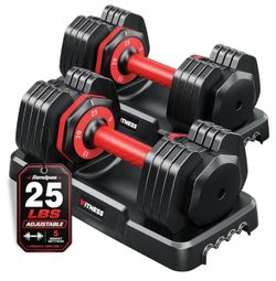 25 lb x2 Adjustable Dumbbells