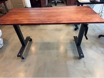 Vivo Manual Height Adjustable Stand Up Desk
