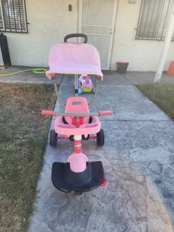 Pink Radio Flyer Stroll N Trike