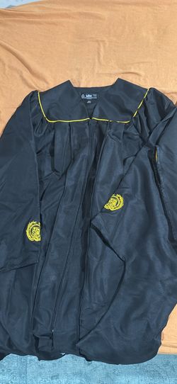 Masters Graduation Gown and Hood CSULB