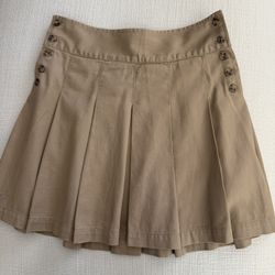 Children’s Polo Ralph Lauren Girl’s Pleated Cotton Skirt
