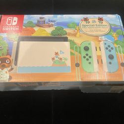 Nintendo Switch Console Animal Crossing: New Horizon Special Edition RARE