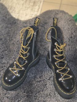 Black Platform Doc Martins