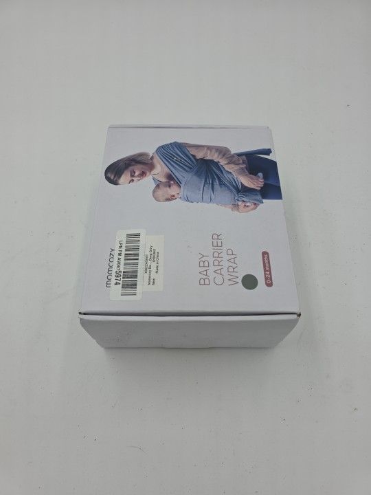 Momcozy Baby Wrap Carrier Easy to Wear Infant Carrier Slings Lightweight Gray