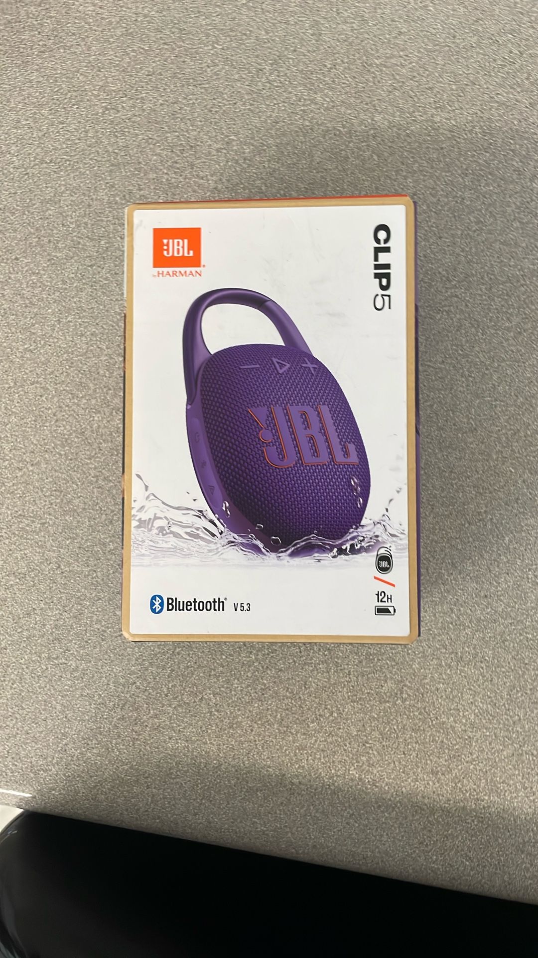 Purple JBl Clip 5 Speaker Unopened