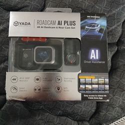 Yada RoadCam AI Plus 4K Dash Cam & Rear Cam – New in Box