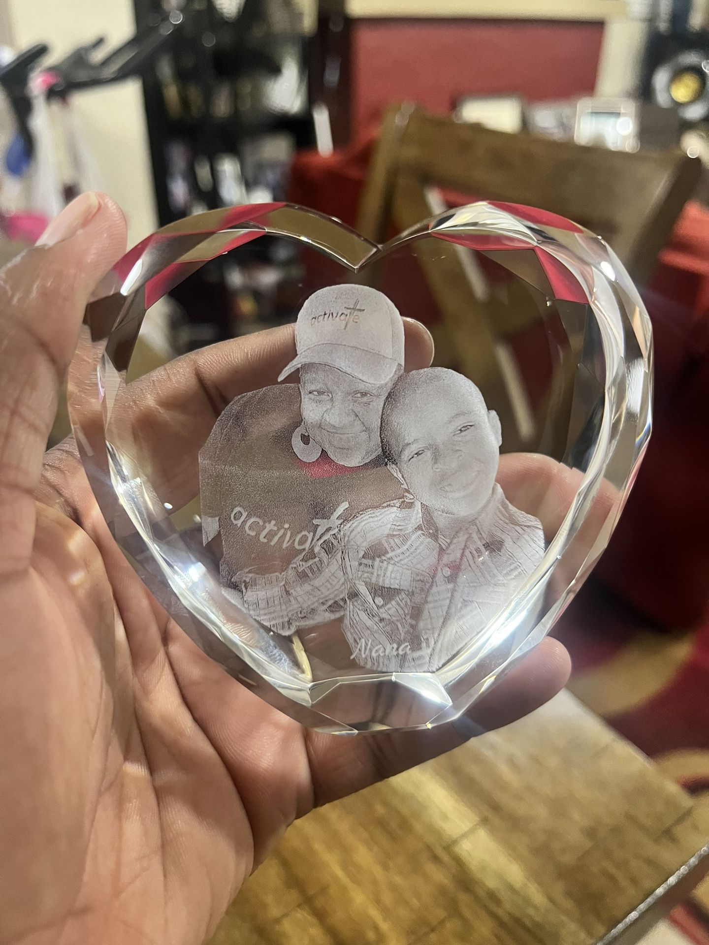 Custom Crystals Handmade By Us With LED Lights!